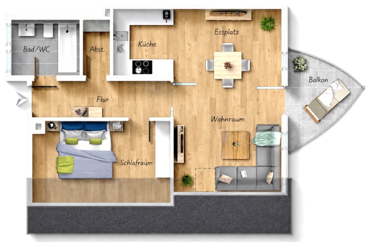 Grundriss Nr. 6